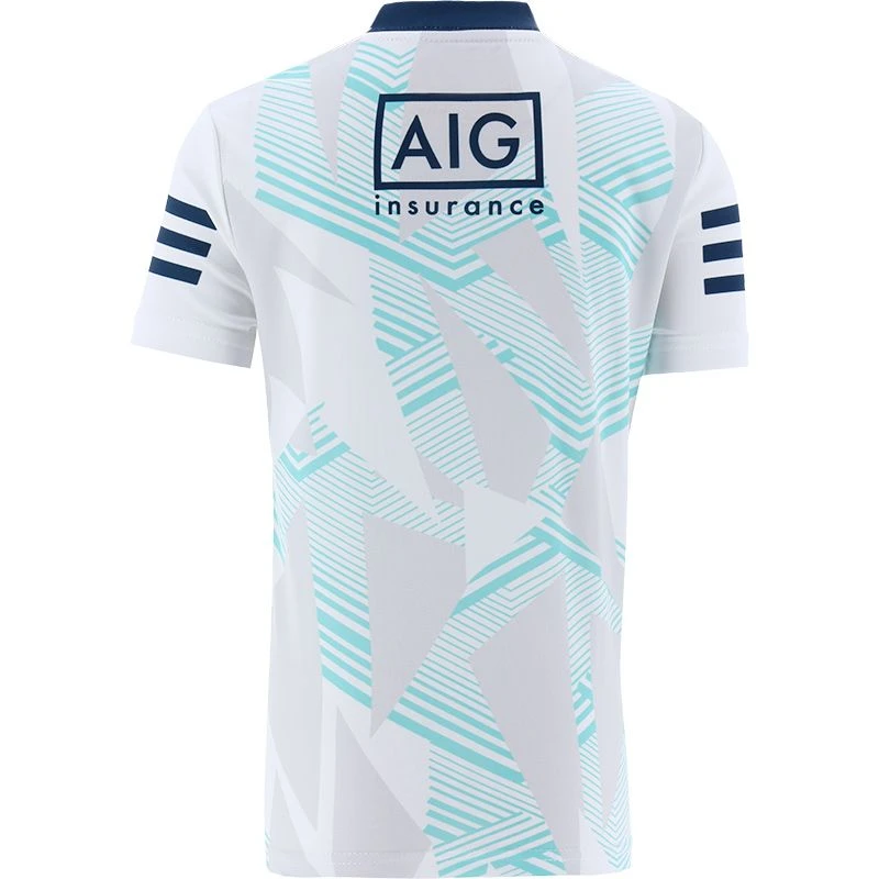 Dublin GAA Kids' Short Sleeve Training Top White - Image 2