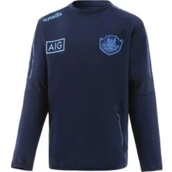 Dublin GAA Kids' Vermont Hybrid Crew Neck Top Marine / Sky