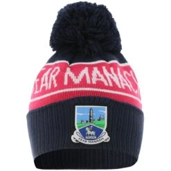 Fermanagh GAA Gino Bobble Hat Marine / Pink / White