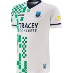 Fermanagh GAA Kids' Short Sleeve Training Top White / Green