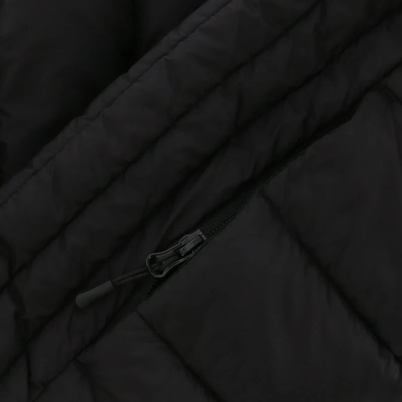 Men's Finn Hooded Padded Jacket Black - Image 6