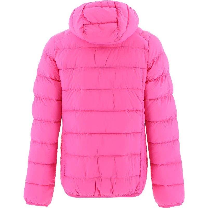 Kids' Fiona Hooded Padded Jacket Pink - Image 4