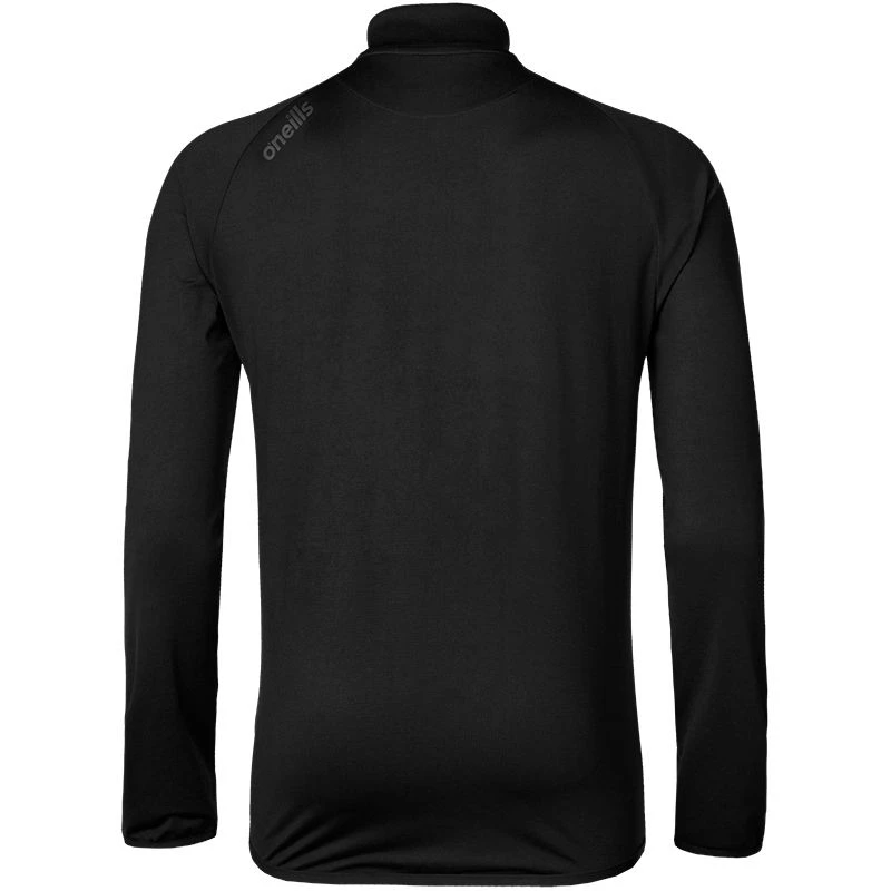 Men's Foyle Brushed Half Zip Black - Image 2