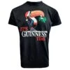 Guinness Men's Christmas Toucan T-Shirt Black