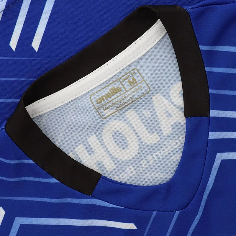 Galway GAA Hurling Short Sleeve Training Top Royal / Black - Image 6