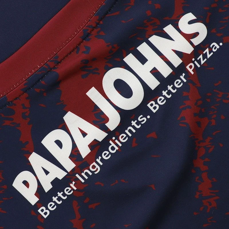 Galway GAA Hurling Kids' Short Sleeve Training Top Marine / Maroon - Image 6