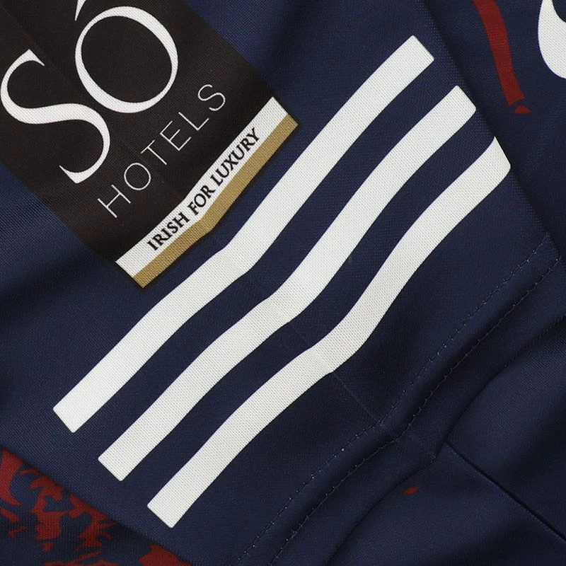 Galway GAA Hurling Kids' Short Sleeve Training Top Marine / Maroon - Image 7