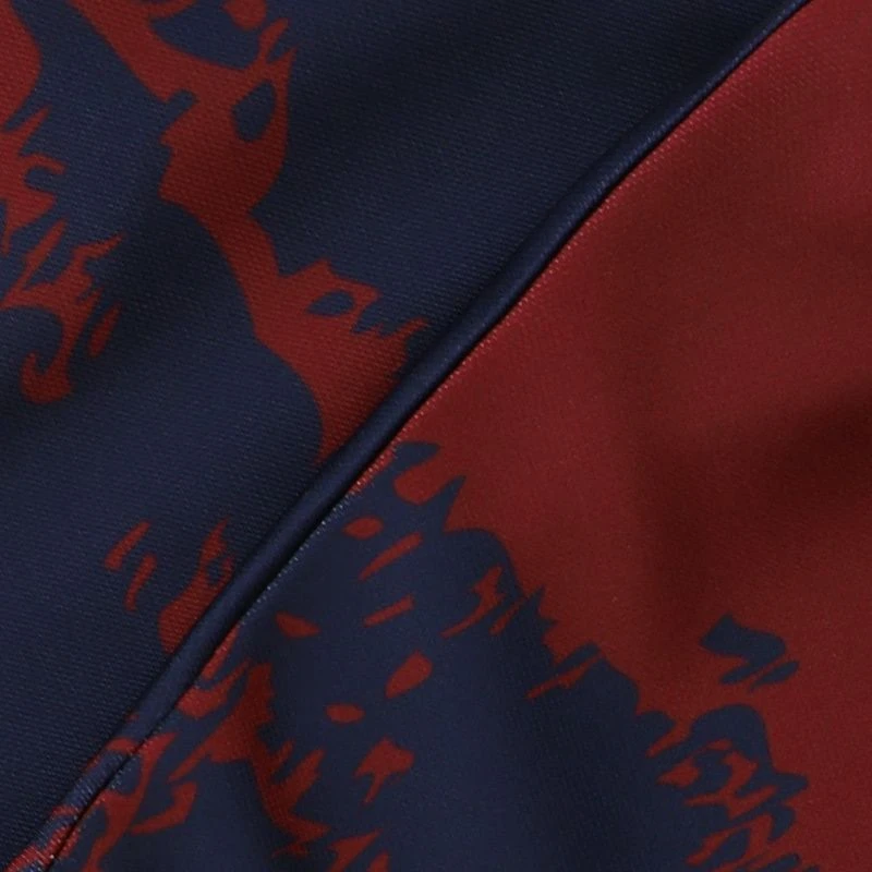 Galway GAA Hurling Kids' Short Sleeve Training Top Marine / Maroon - Image 8