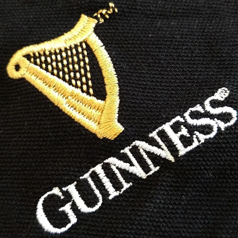 Guinness Men's Notre Dame Cotton Polo Black - Image 4