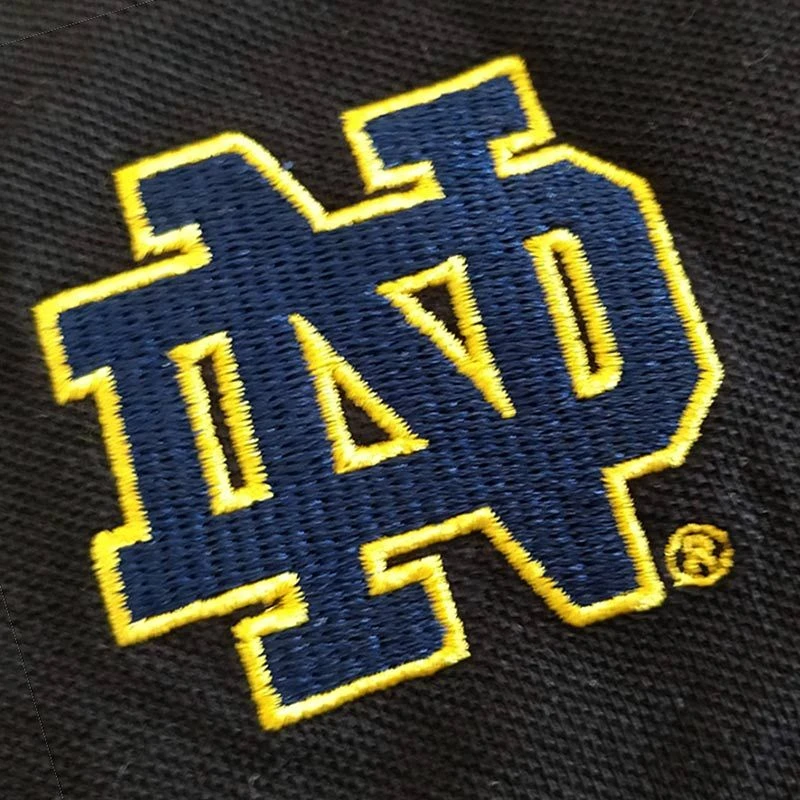 Guinness Men's Notre Dame Cotton Polo Black - Image 5