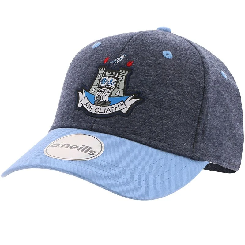 Dublin GAA Kids' Griffin Baseball Cap Marine / Sky - Image 2