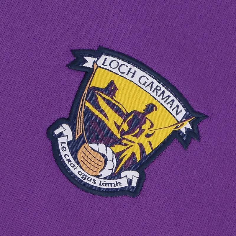 Wexford GAA Men's Harlem Technical Fleece Overhead Hoodie Purple / Marine / Amber - Image 3