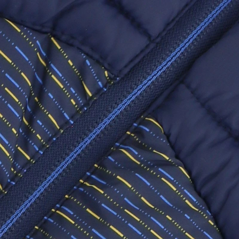 Tipperary GAA Kids' Harlem Hooded Padded Gilet Marine / Royal / Amber - Image 5