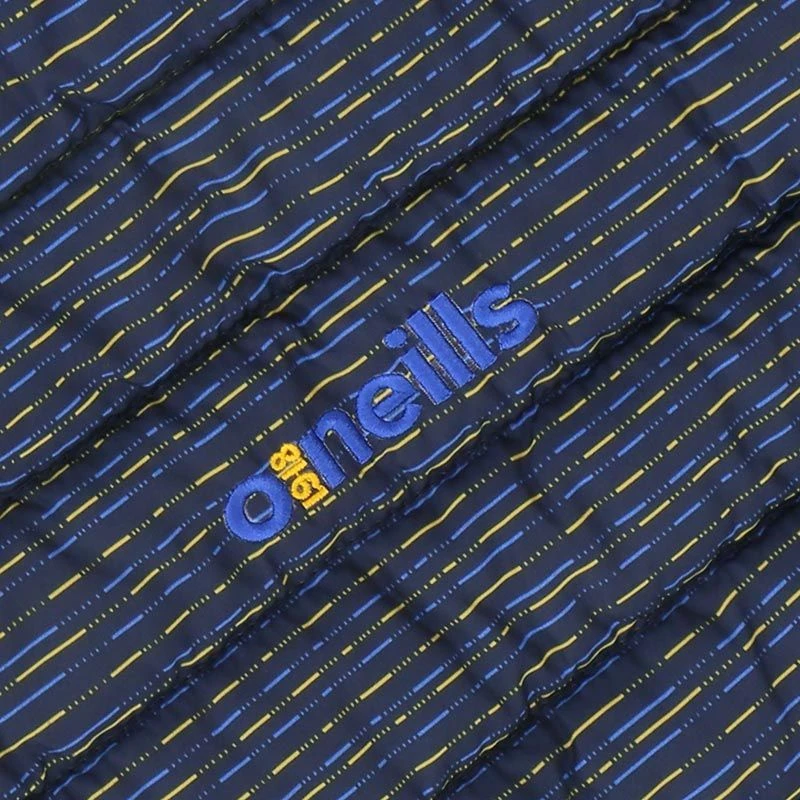 Tipperary GAA Kids' Harlem Hooded Padded Gilet Marine / Royal / Amber - Image 6