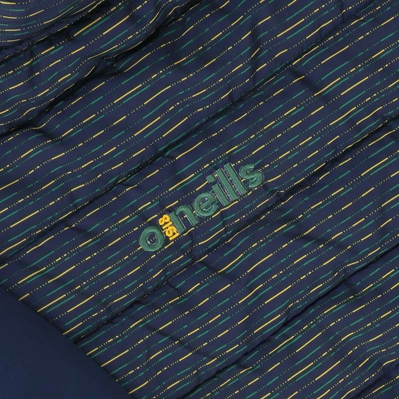 Kerry GAA Men's Harlem Light Weight Padded Jacket Marine / Bottle / Amber - Image 4