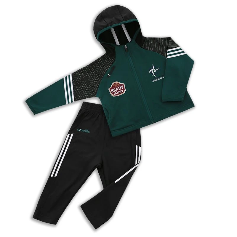 Kildare GAA Kids' Harlem Full Zip Infant Suit Bottle / Black / White