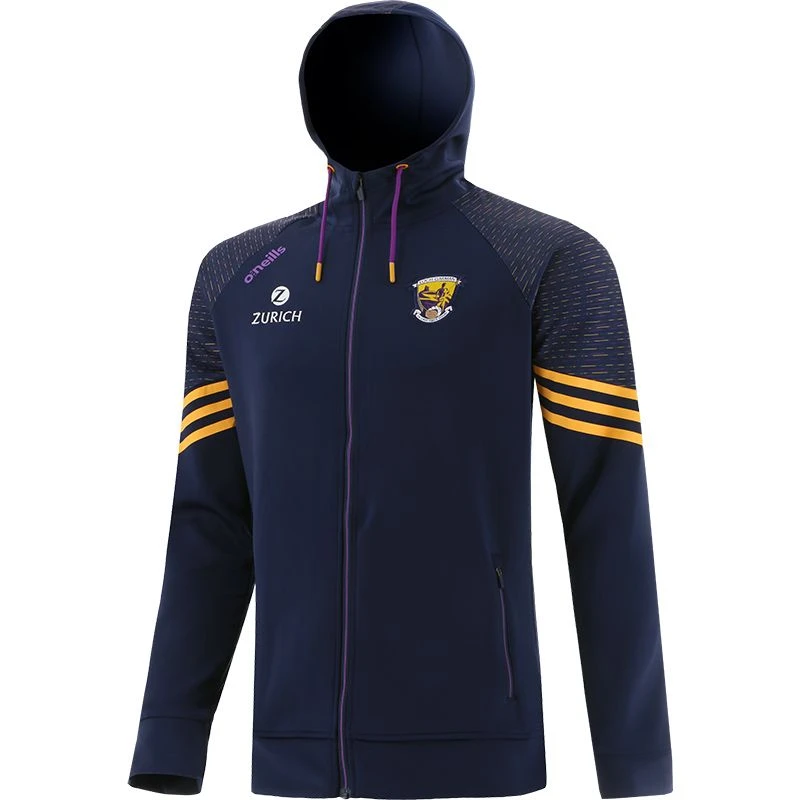 Wexford GAA Men's Harlem Hybrid Full Zip Hoodie Marine / Purple / Amber