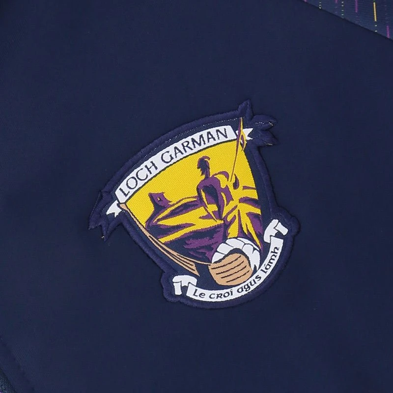 Wexford GAA Men's Harlem Hybrid Full Zip Hoodie Marine / Purple / Amber - Image 3