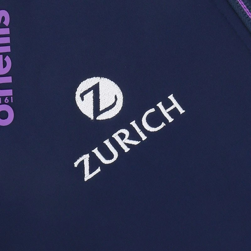 Wexford GAA Men's Harlem Hybrid Full Zip Hoodie Marine / Purple / Amber - Image 4