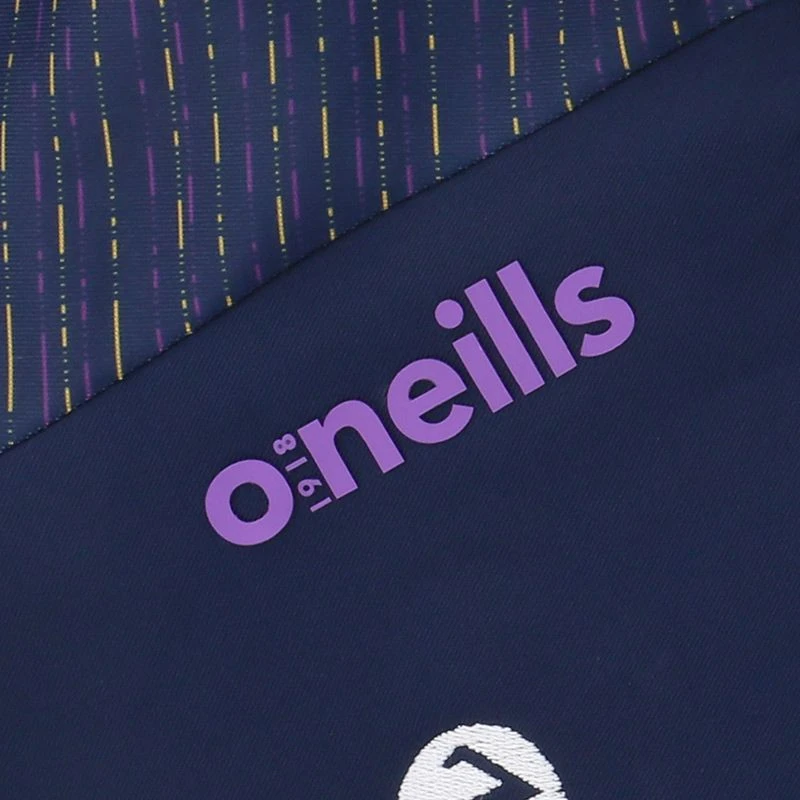 Wexford GAA Men's Harlem Hybrid Full Zip Hoodie Marine / Purple / Amber - Image 5