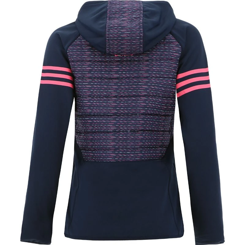 Wexford GAA Women's Harlem Light Weight Padded Jacket Marine / Pink - Image 2
