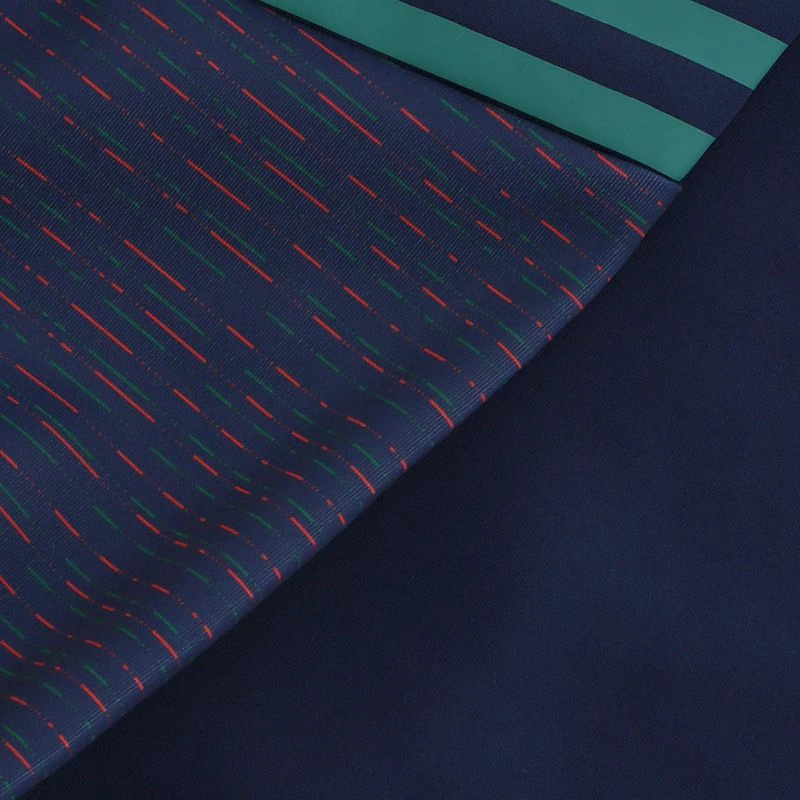 Mayo GAA Kids' Harlem Hybrid Half Zip Top Marine / Bottle / Red - Image 4