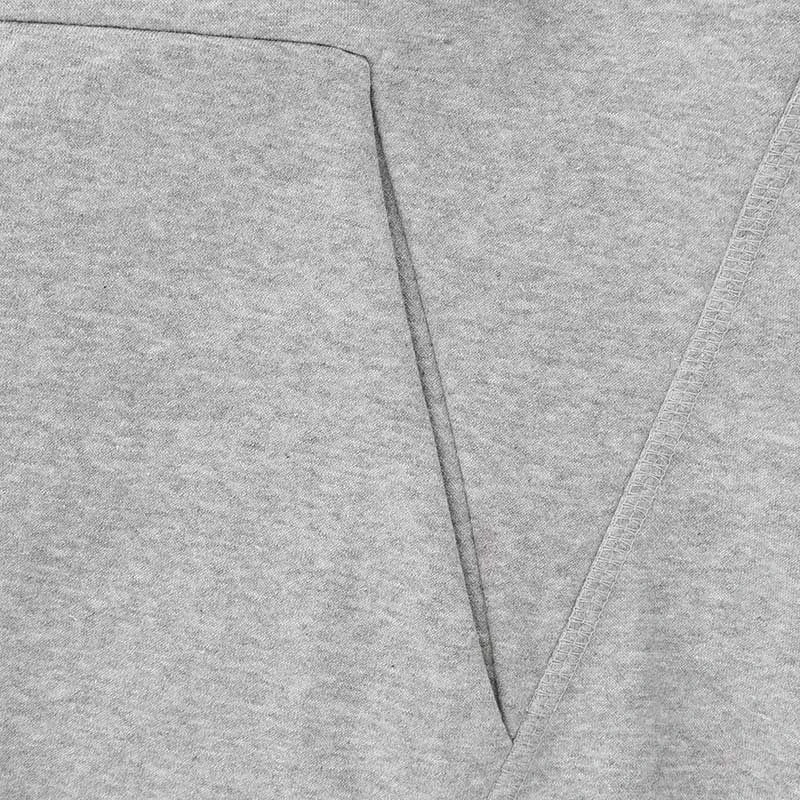 Men's Henry Fleece Full Zip Hoodie Grey - Image 6