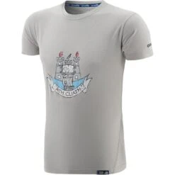 Dublin GAA Men’s Highlander Crest T-Shirt Grey