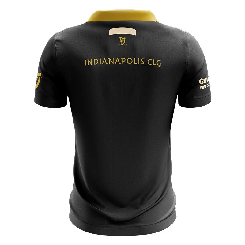Indianapolis GAA Short Sleeve Training Top 2022 (Guinness) - Image 2