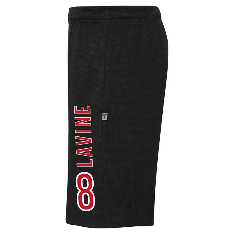 Men's Chicago Bulls Jump Ball Short Black - Image 3