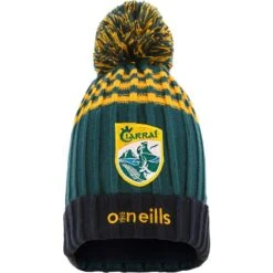 Kerry GAA Peak Bobble Hat Bottle / Marine / Amber