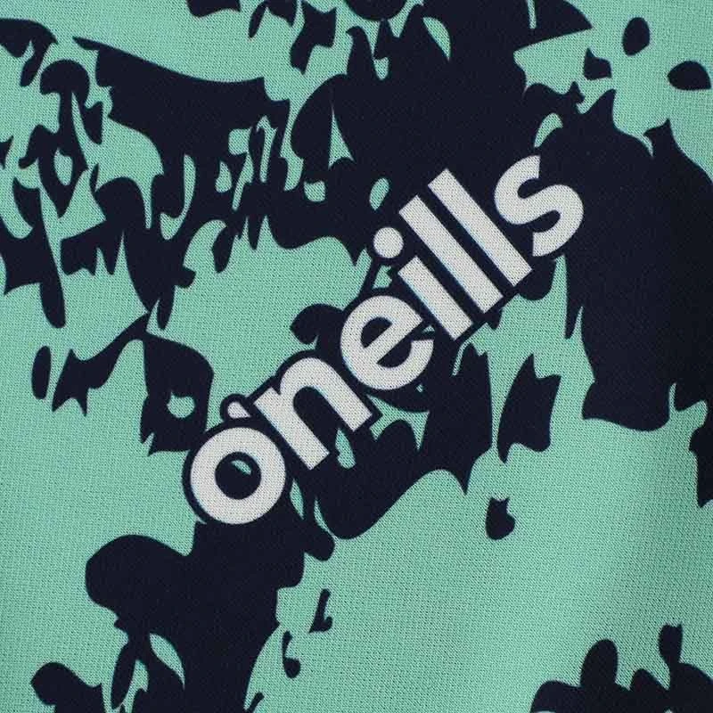 Kildare GAA Kids' Short Sleeve Training Top Marine / Mint - Image 5