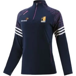 Kilkenny GAA Women's Harlem Brushed Half Zip Top Marine / Pink / White