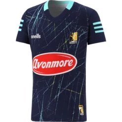 Kilkenny GAA Kids' Short Sleeve Training Top Marine / Green