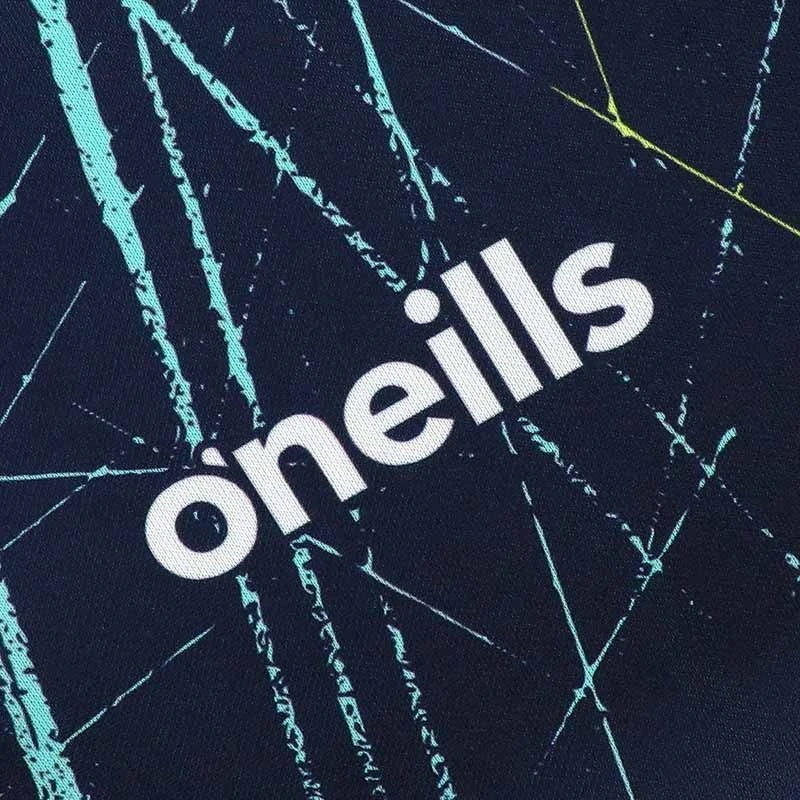 Kilkenny GAA Kids' Short Sleeve Training Top Marine / Green - Image 4