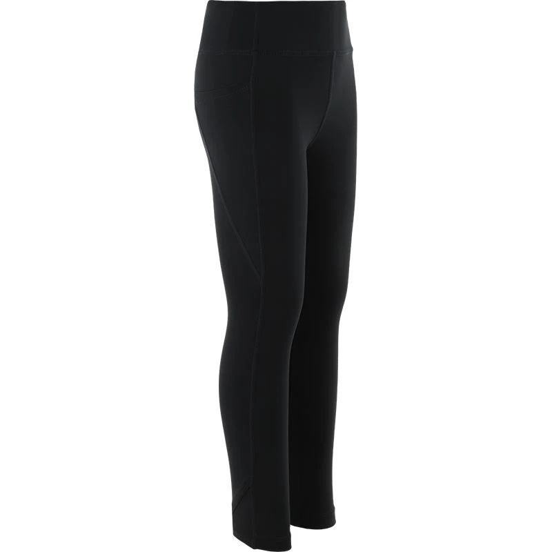 Kids' Kora 7/8 Leggings Black / Silver - Image 2