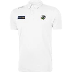 Laois GAA Men's Pima Cotton Polo Shirt White