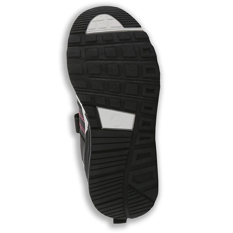 Laura Velcro Junior Trainers Black / Fuschia - Image 4