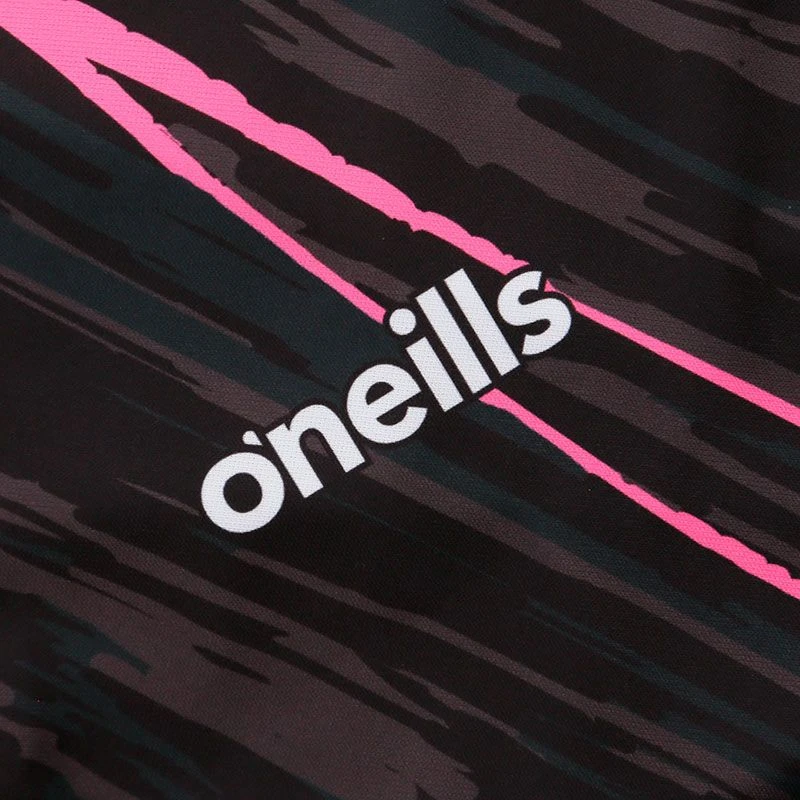 Limerick GAA Kids' Short Sleeve Training Top Black / Dark Grey - Image 5