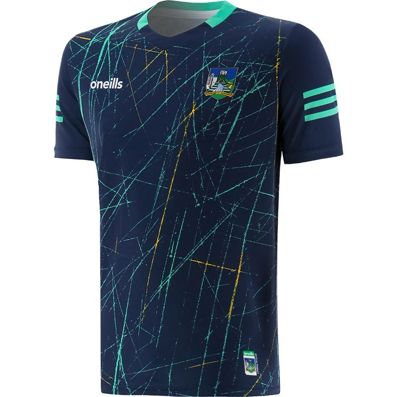 Limerick GAA Short Sleeve Training Top Marine / Green