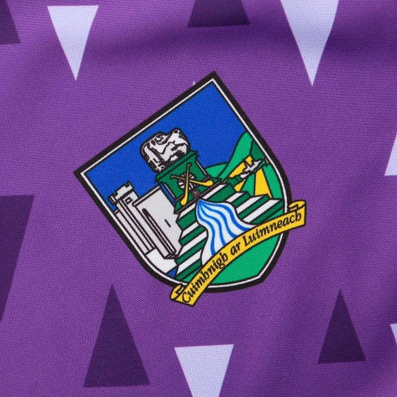 Limerick GAA Player Fit Short Sleeve Training Top Purple - Image 3