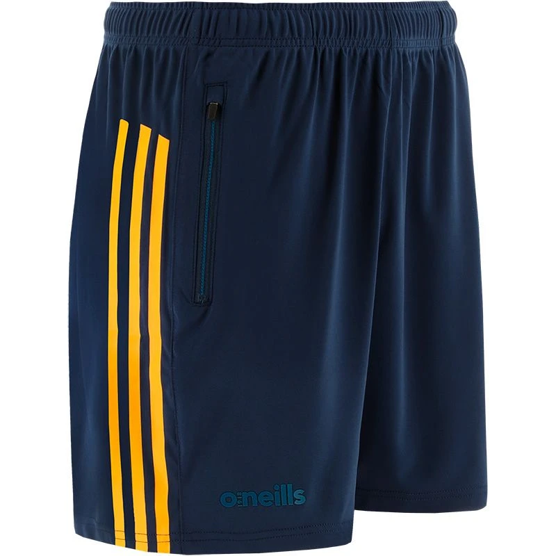 Longford GAA Men's Dolmen Training Shorts Marine / Blue / Amber - Image 2