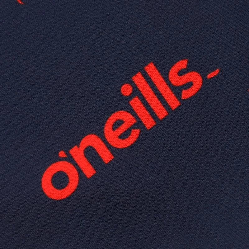 Longford GAA Hurling Kids' Short Sleeve Training Top Marine / Red - Image 4