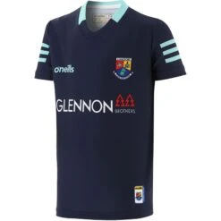 Longford GAA Kids' Short Sleeve Training Top Marine