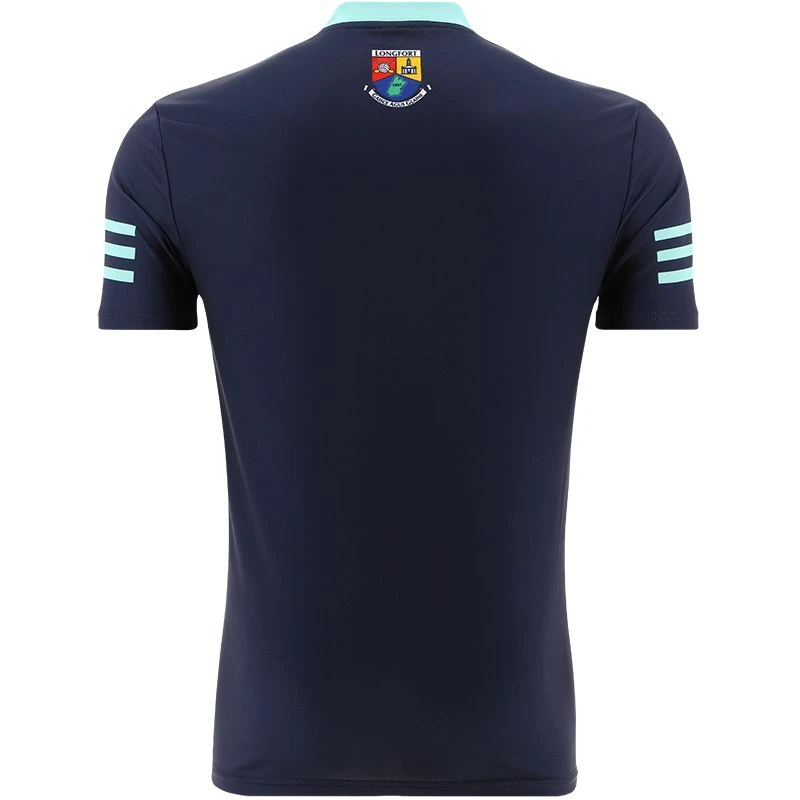 Longford GAA Player Fit Short Sleeve Training Top Marine - Image 2