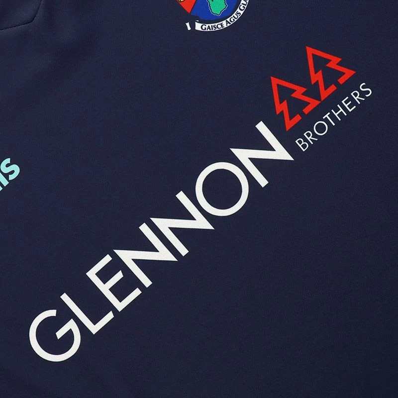 Longford GAA Player Fit Short Sleeve Training Top Marine - Image 4