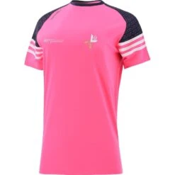 Louth GAA Kids' Harlem T-Shirt Pink / Marine / White