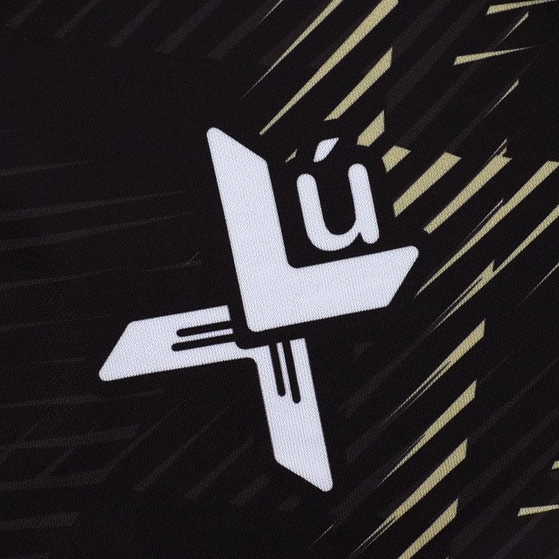 Louth GAA Player Fit Short Sleeve Training Top Black / Gold - Image 4