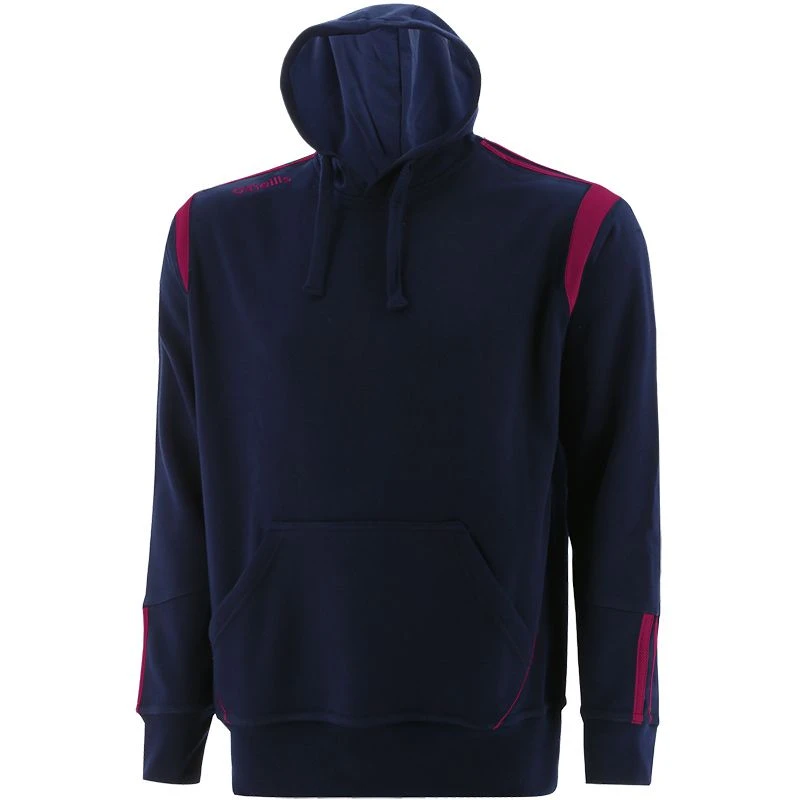 Men's Loxton Hooded Top Marine / Maroon