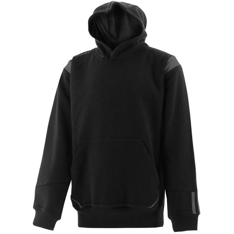 Kids' Loxton Hooded Top Black / Grey